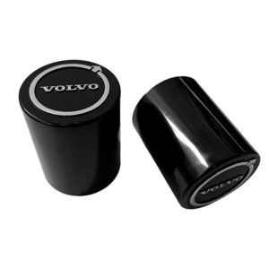 Kit 20 Capas Porca Boliviana 33mm Black Logo Volvo