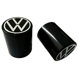 Kit 20 Capas Porca Boliviana 33mm Black Logo Volkswagen