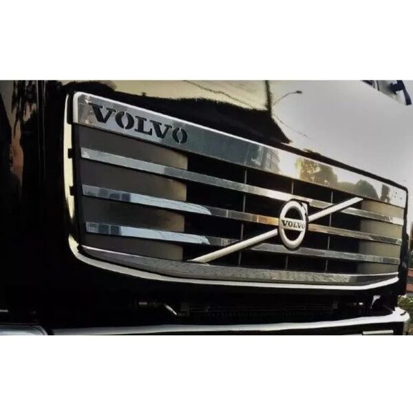 Aplique Mascara Da Grade Volvo Fh 2010 Á 2014