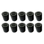 Kit 20 Capas Porca Boliviana 33mm Black Logo Volvo
