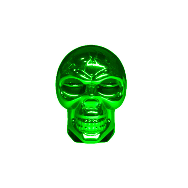 Caveira LED RGB Bivolt 12V 24V para Caminhão com 8 Efeitos de Luz