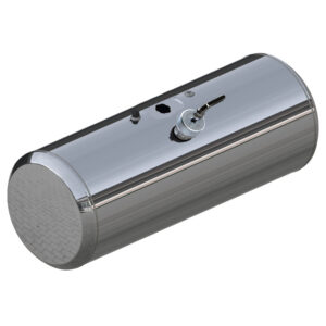 Tanque Combustível Inox Lateral 350mm para Caminhão