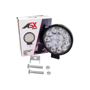 Farolete De Led Redondo 14 Leds 42 W 6000K 9 CM 12/24V