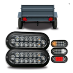 Lanterna Traseira LED 12V para Carretinha Reboque Cristal