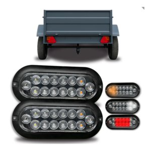 Lanterna Traseira LED 12V para Carretinha Reboque Cristal
