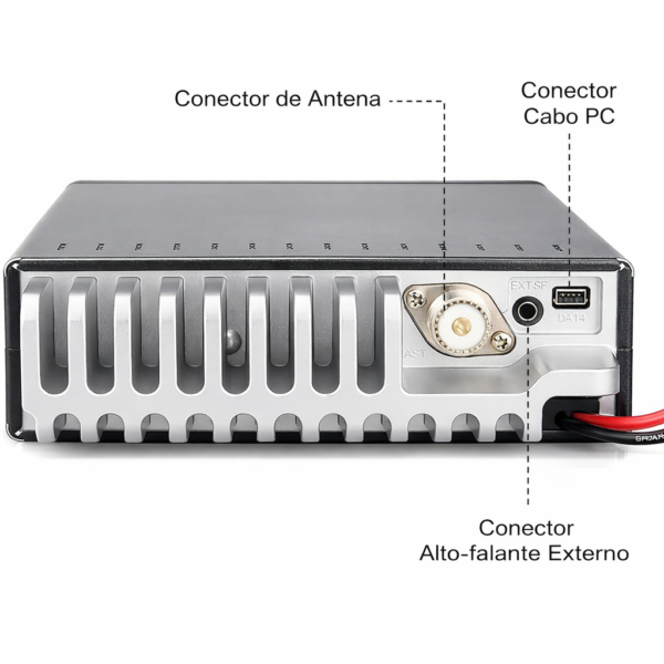 Radio PX Voyager VR6666-PRO 80 Watts 10 Metros FM/AM/USB/LSB/CW