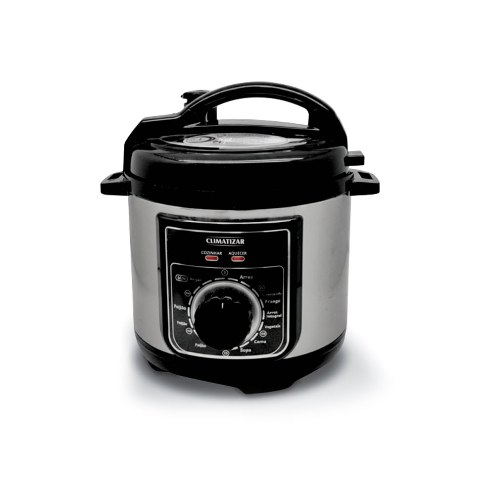 Panela de Pressão Elétrica 24V 2.5 Litros 300W Para Caminhão Motorhome